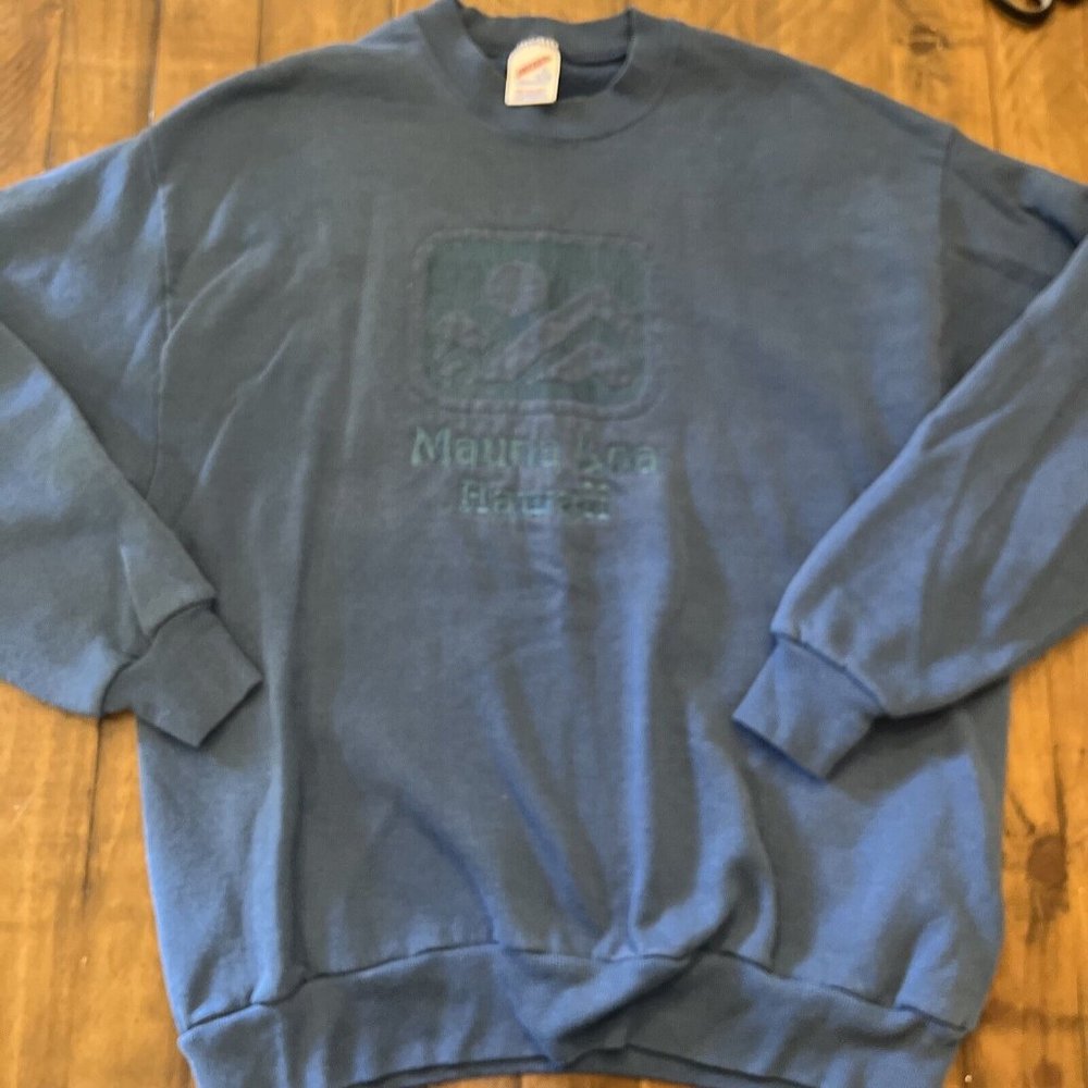 Vintage Jerzees Mauna Loa Hawaii Sweatshirt Size XL